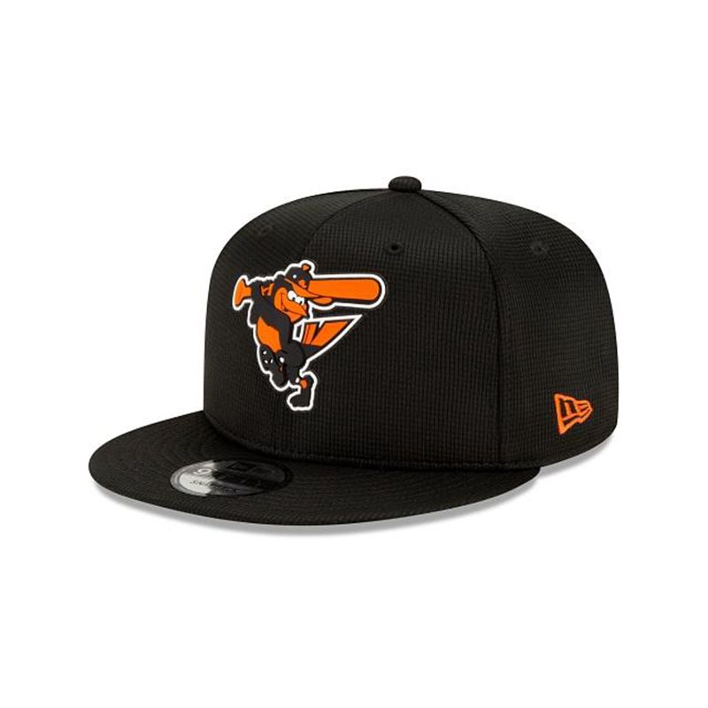 MLB Baltimore Orioles Clubhouse Collection 9Fifty Snapback (BXX1628) - Black New Era Caps